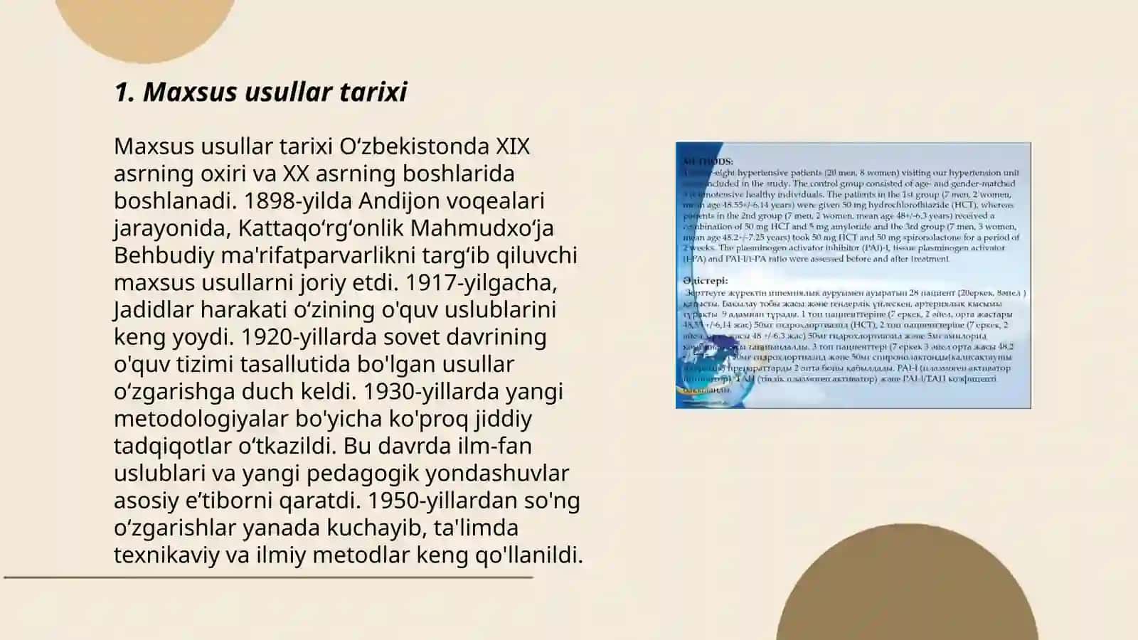 Maxsus usullar 3