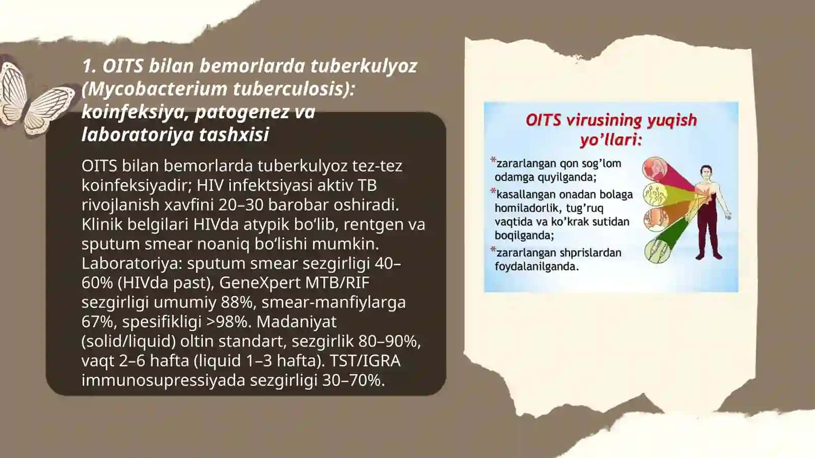 OITS kasalligining koinfeksiya qo'zg'atuvchilari, patogenezi va laboratoriya tashxisi 3