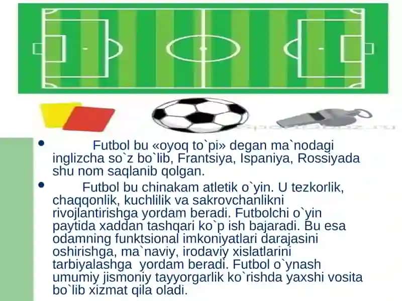 Futbol o`yinini paydo bo`lishi 3