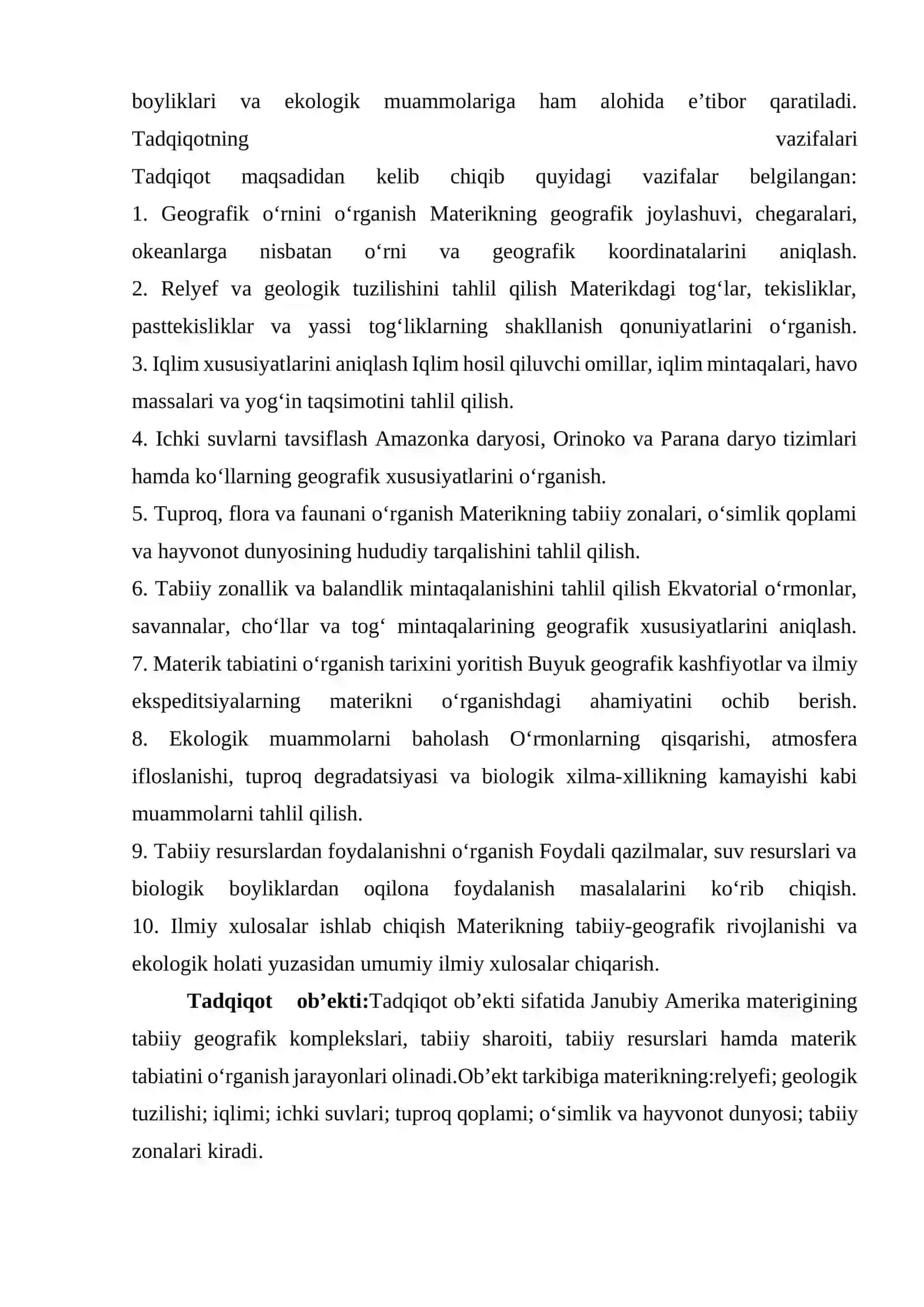 BOB.JANUBIY AMERIKANING GEOGRAFIK O’RNI VA TABIIY SHAROITLARI 3