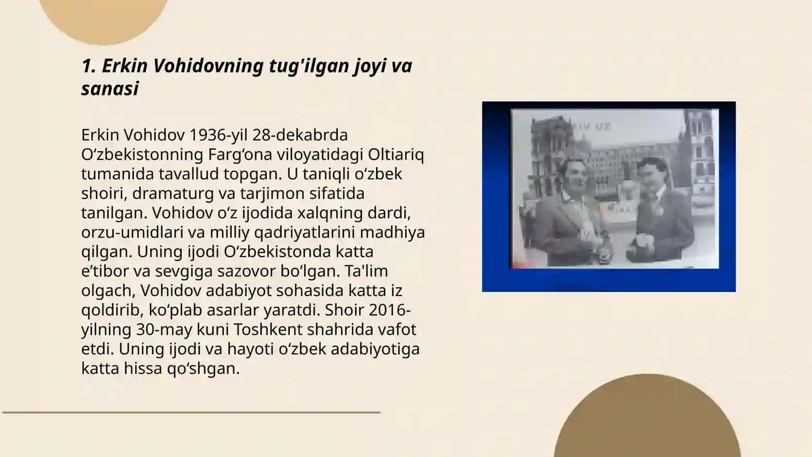 Erkin Vohidov hayoti va ijodi 3