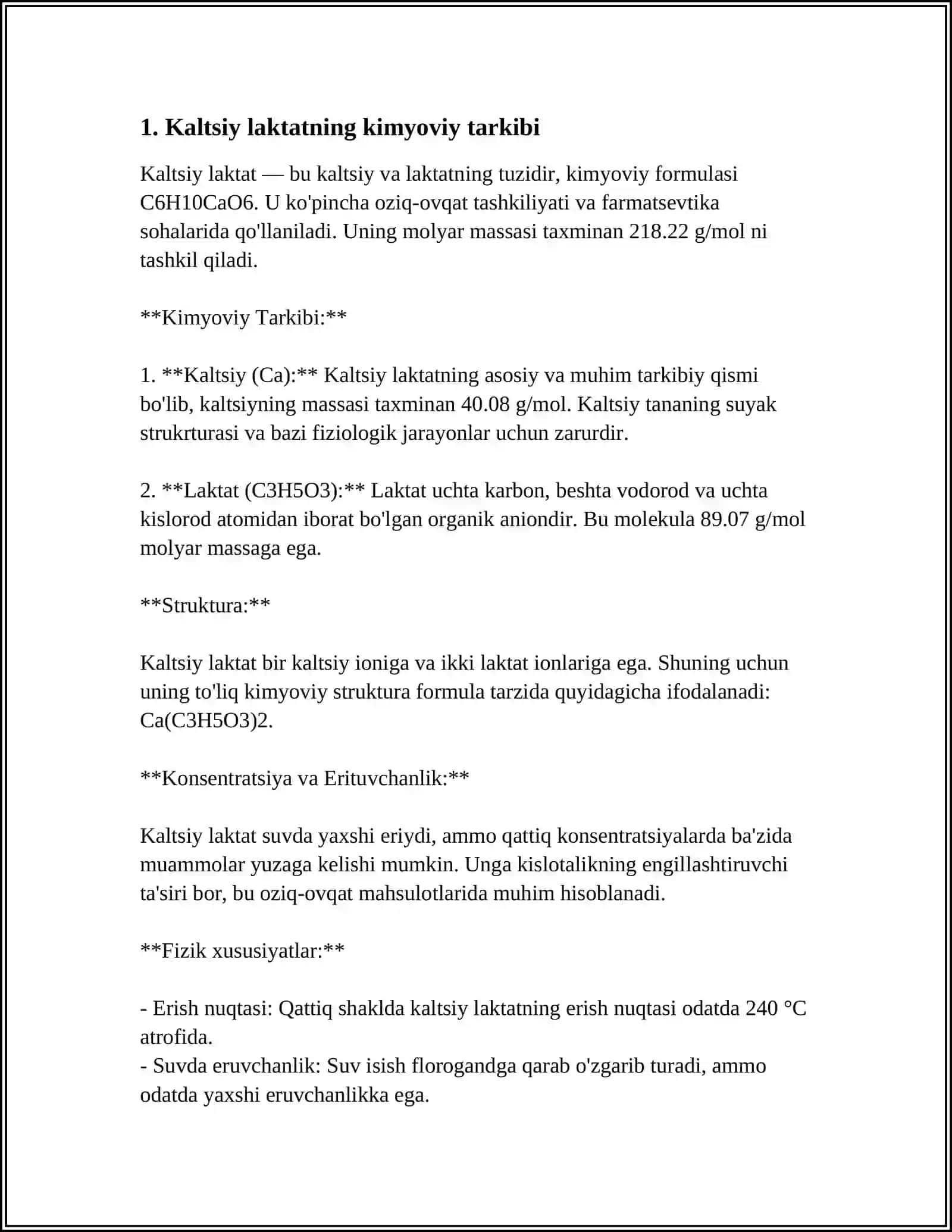 KALTSIY LAKTATLAR 3