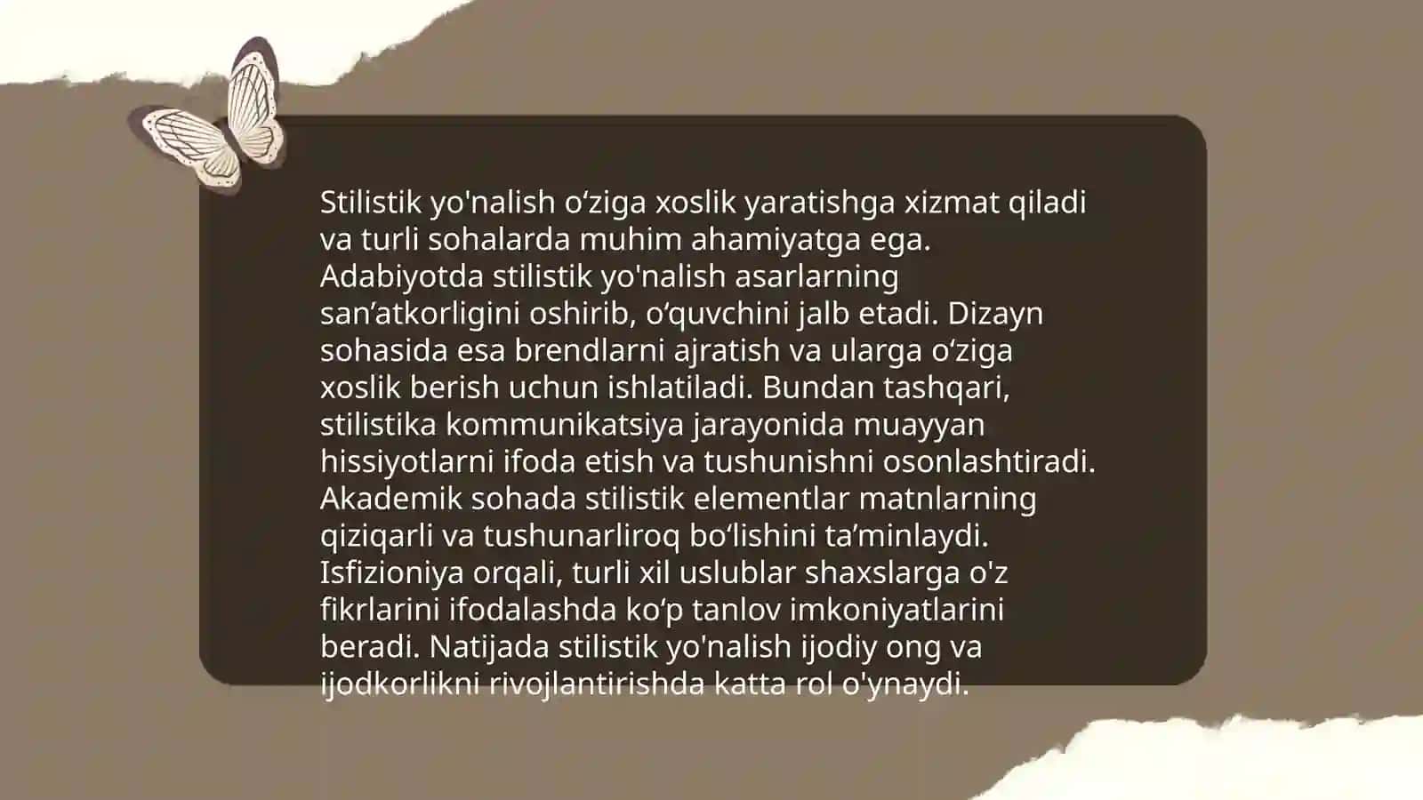 Madaniyatlararo muloqotda stilistik yunalish 3