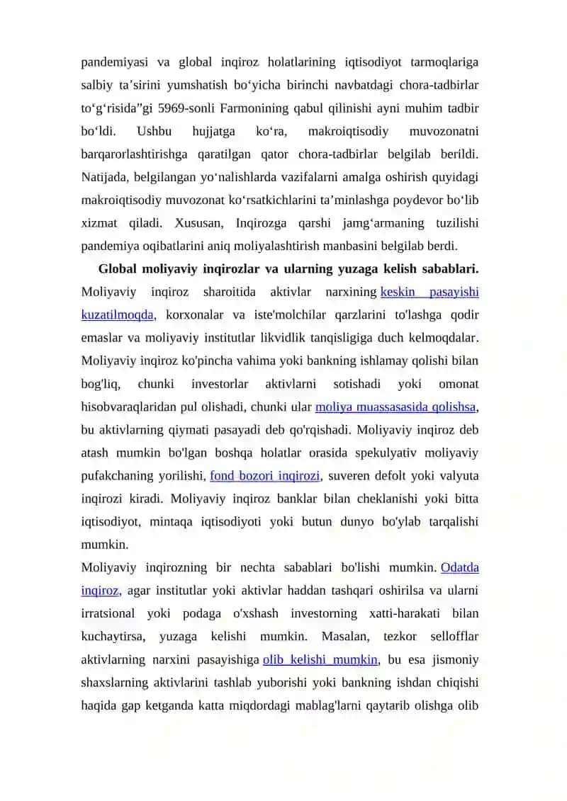 Global moliyaviy inqirozlar va ulardan chiq 3