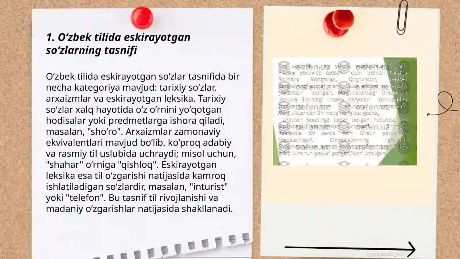 Oʻzbek tili leksikasida eskirish va yangilanish jarayonlari 3