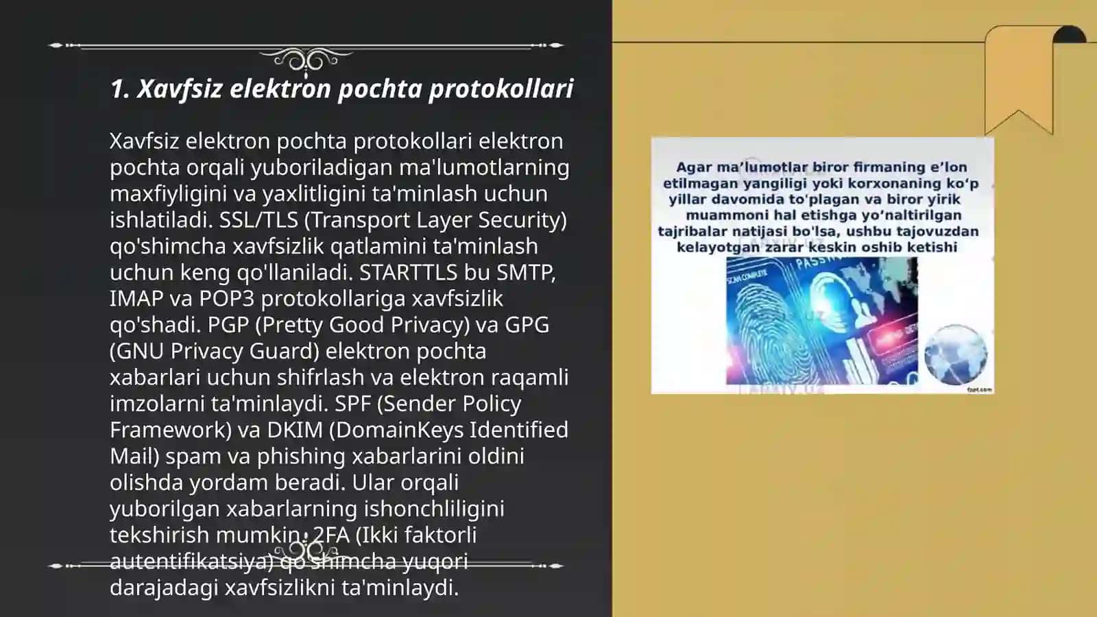 Xavfsiz elektron pochta protokollari 3
