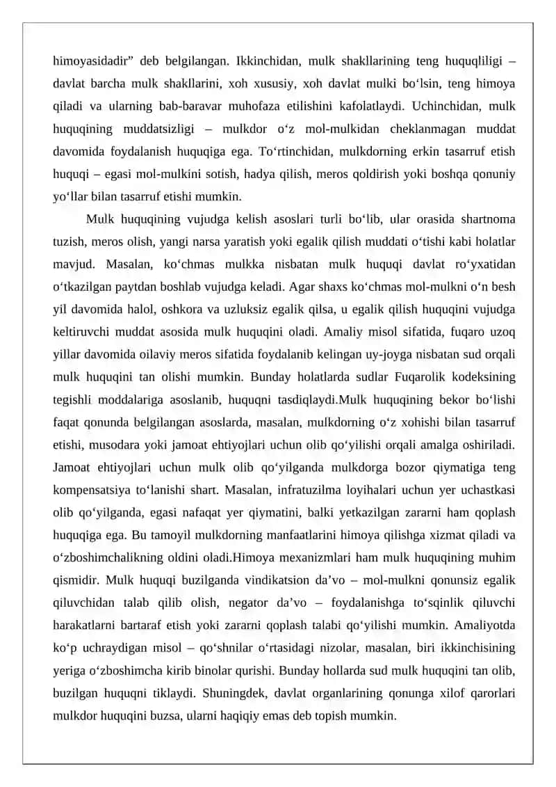Mulk huquqi tamoyillari 3