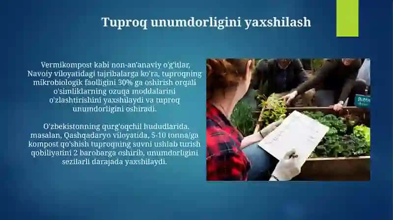 Tuproq unumdorligini yaxshilash 3