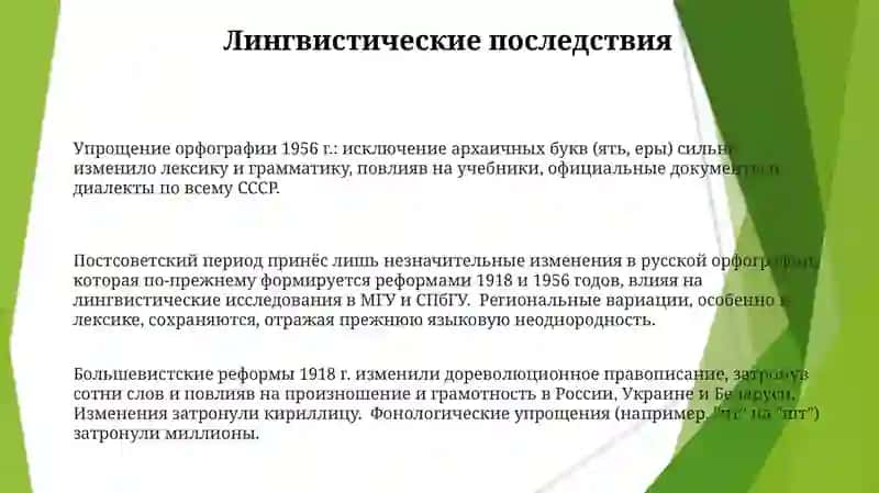 Реформы русской орфографии 3