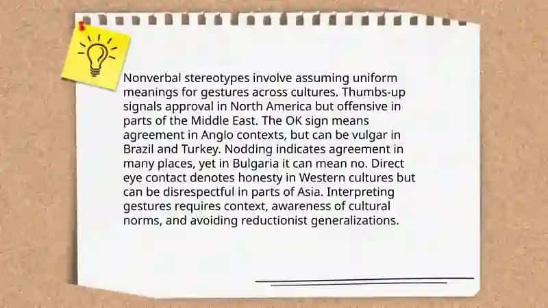 Extralinguistika muzokaralari: sterotiplar, tabular va salomlashish 3