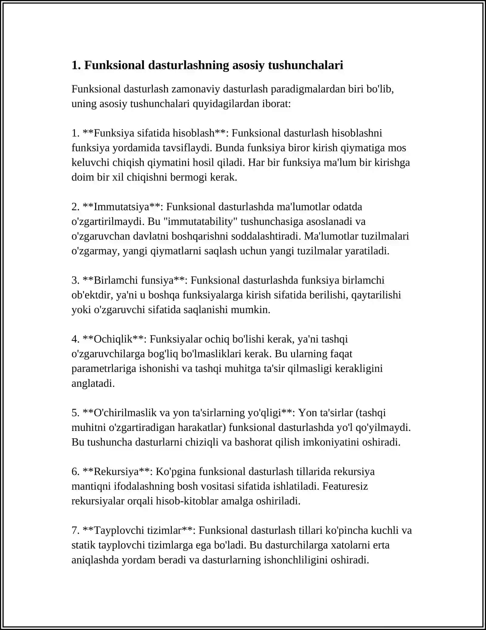 FUNKTSIONAL DASTURLASH VA SKALA ASOSLARI 3