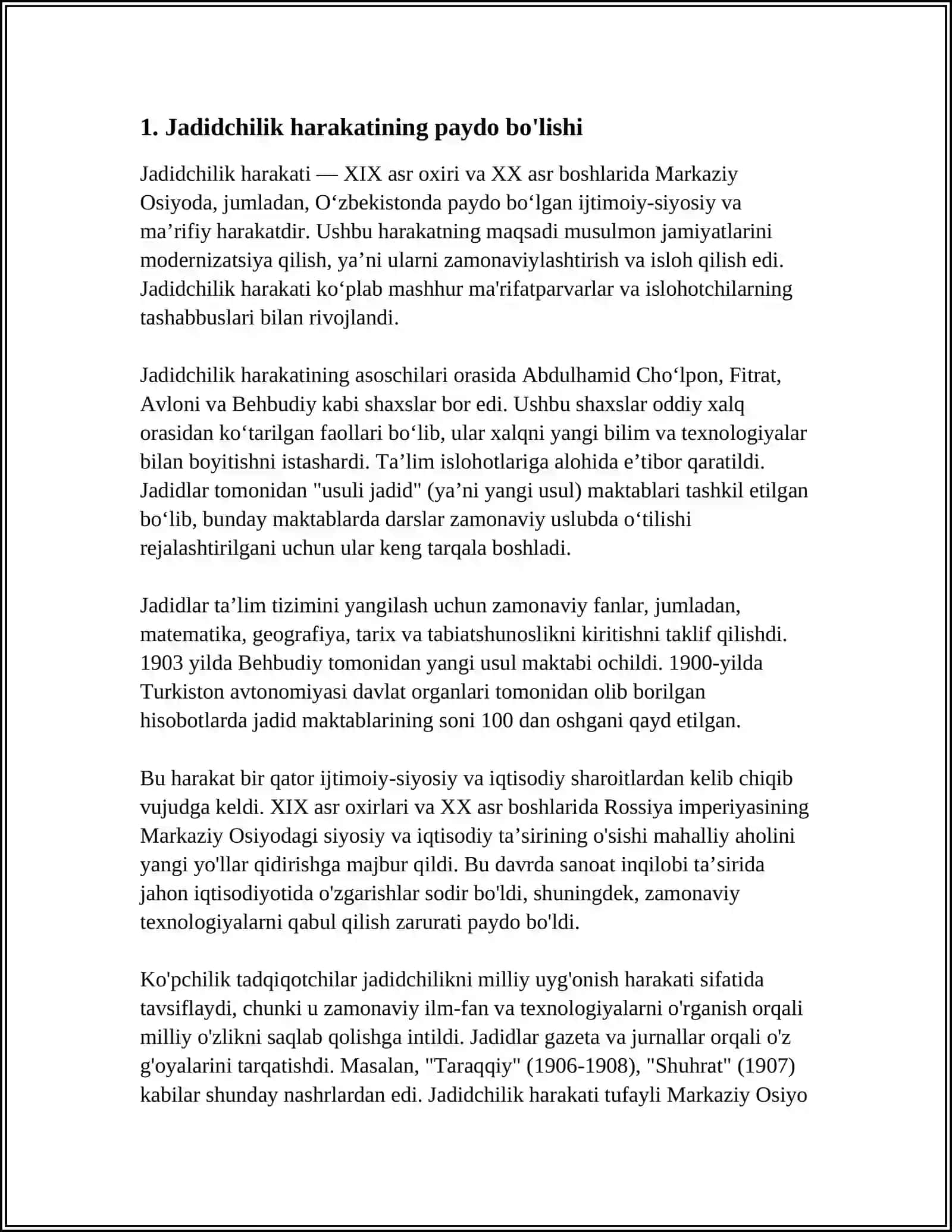 TURKISTONDA JADIDCHILIK HARAKATI 3