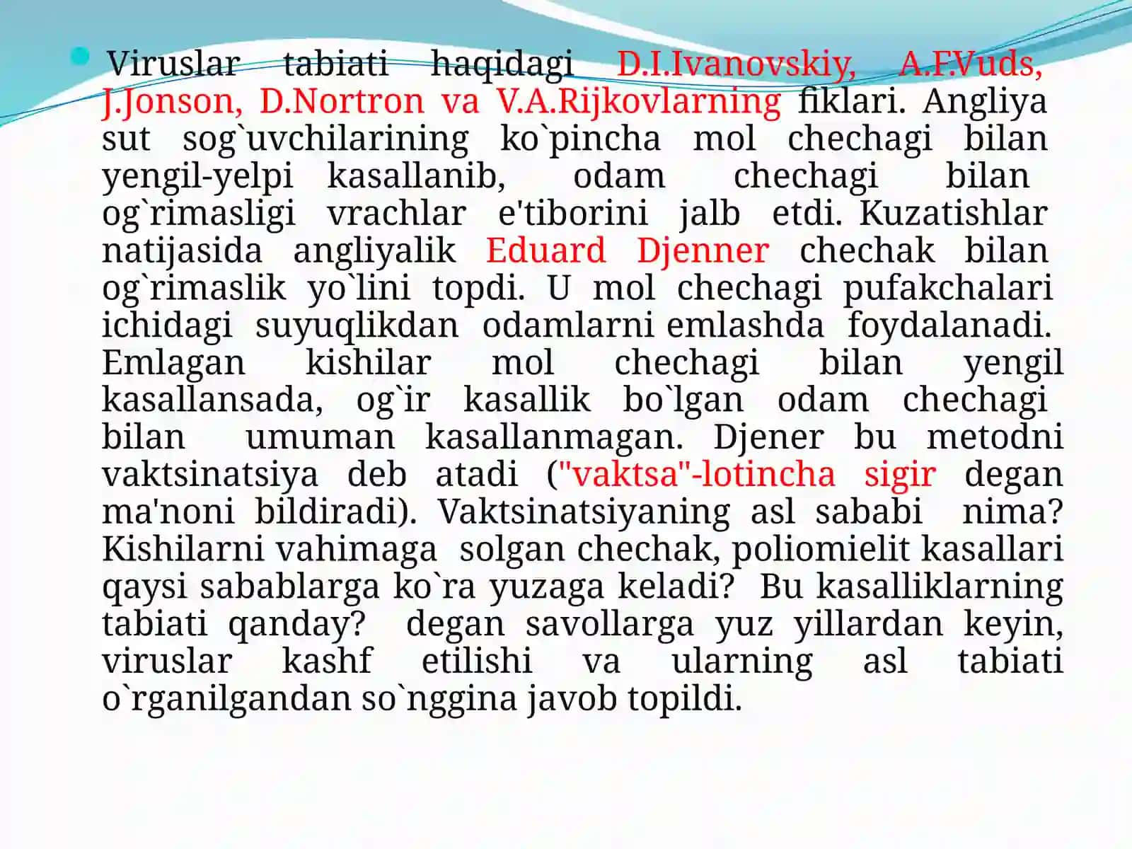 Virusologiya fanining ahamiyati 3