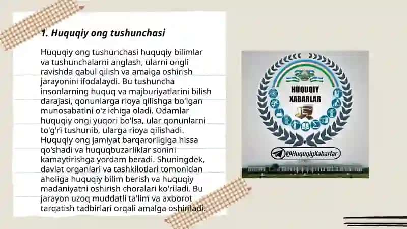 Huquqiy ong tabiati 3