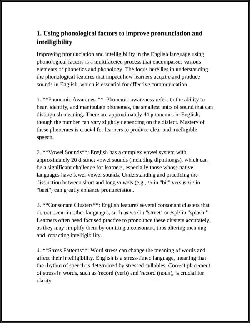 Using of Linguistic Factors 3