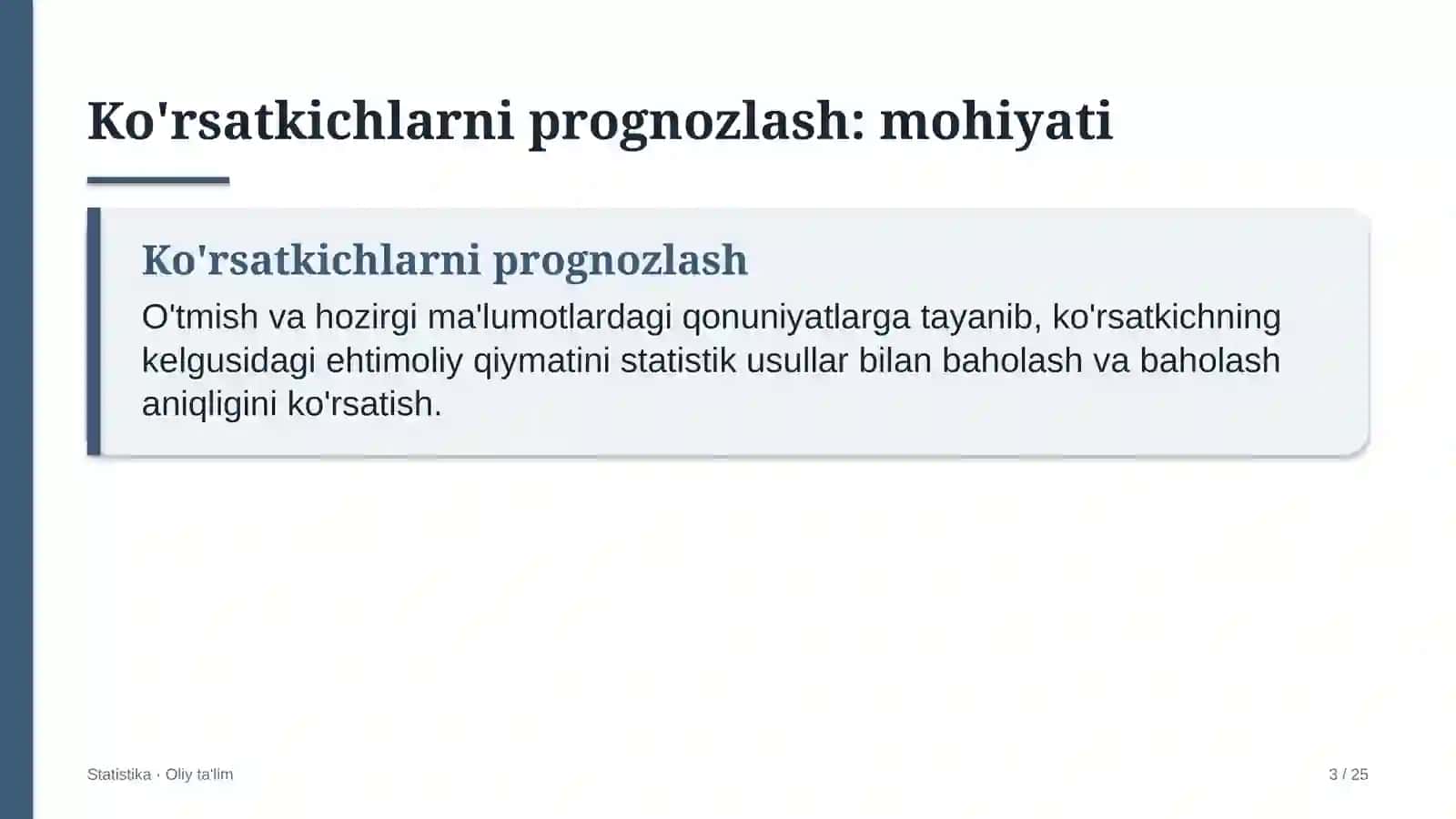 bolalar o'smirlar sport maktablarida ko'rsatkichlarni prognozlash 3414 3