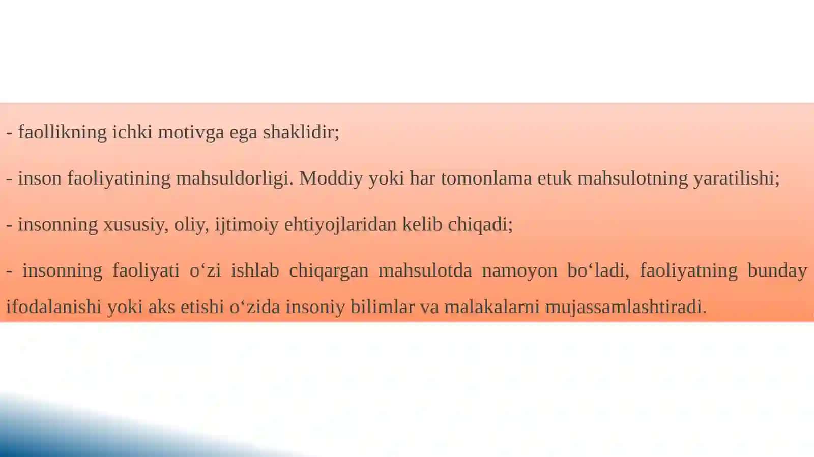 Faoliyat va motivatsiya 3