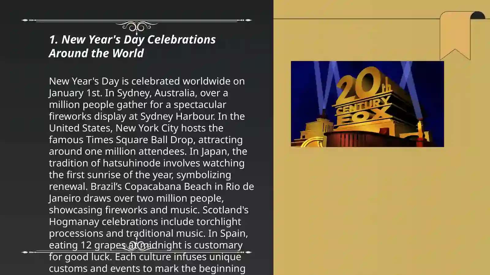 National and international holidays, festivals 3