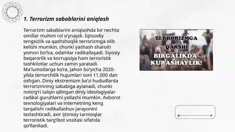 Terrorizmga qarshi kurashish 3
