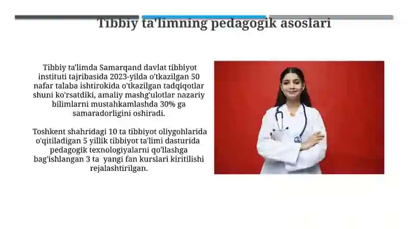 Tibbiy Pedagogik Ta'lim 3