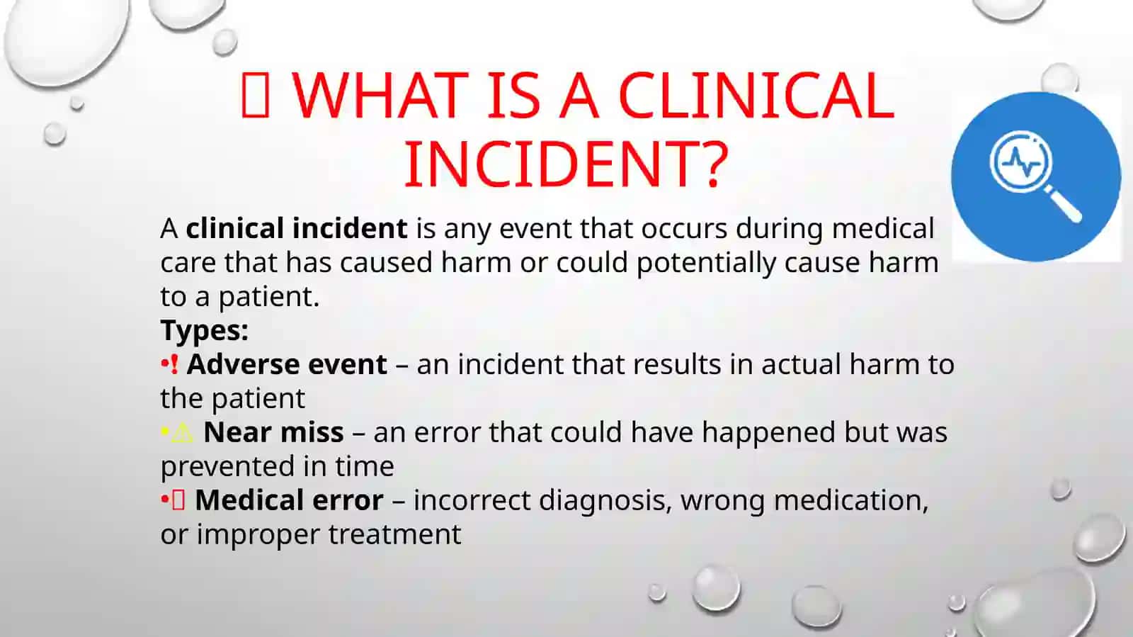 Clinical incident reporting in Uzbekistan 3