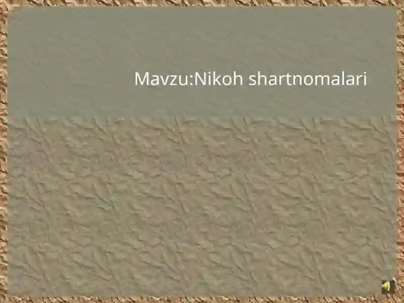 Nikohshartnomalari 3