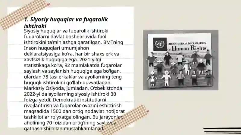 Siyosiy huquqlar va fuqarolik ishtiroki 3