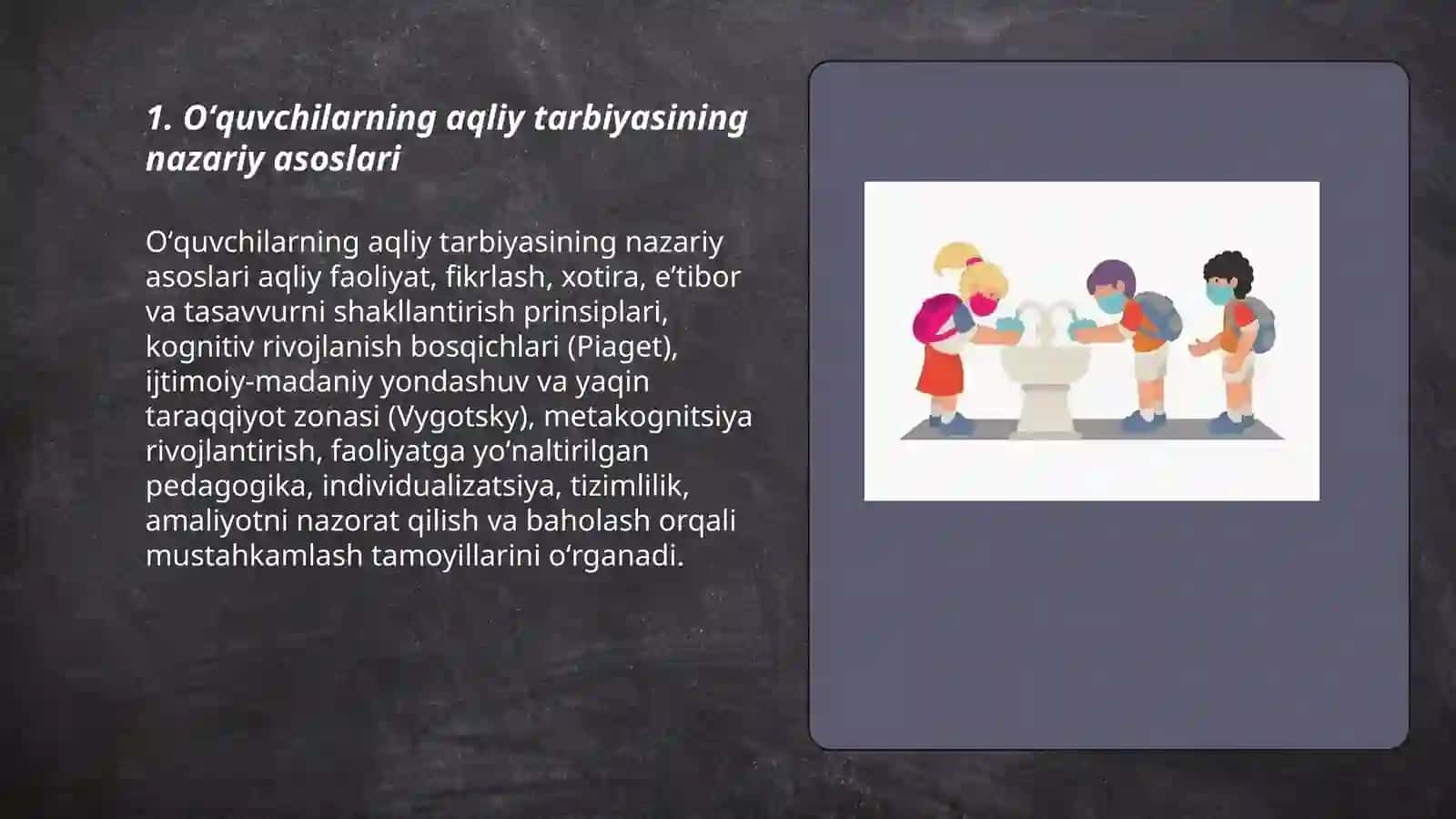 Oʻquvchilarning aqliy tarbiyasi 3