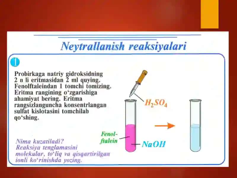 Tuzlarning olinishi va xossalari 3