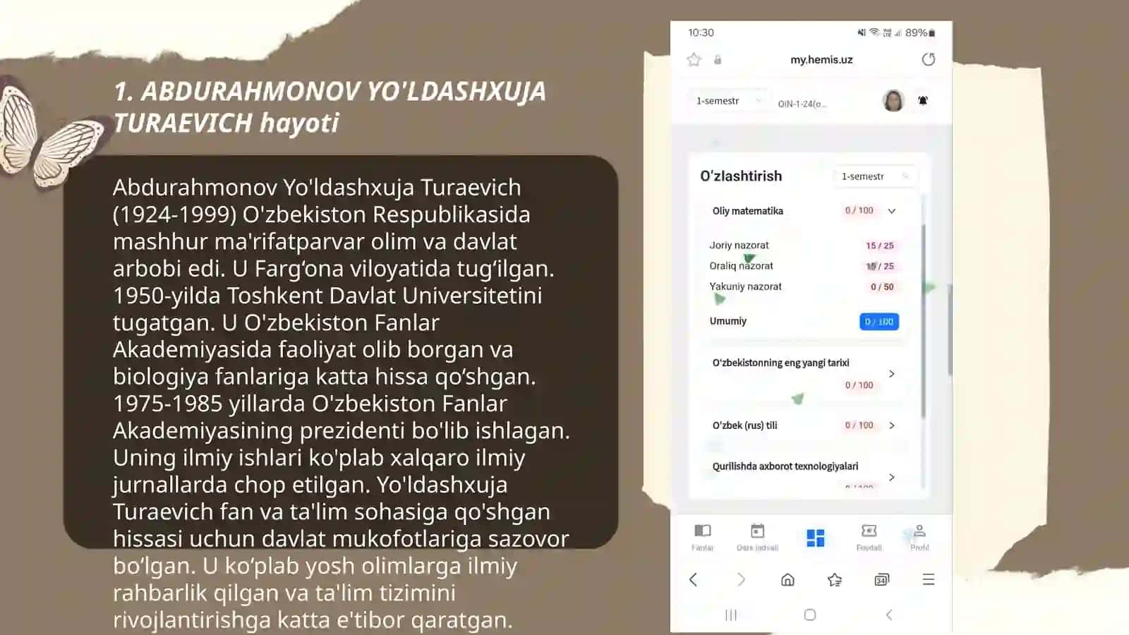 Abdurahmonov Yo'ldashxuja Turaevich hayoti 3