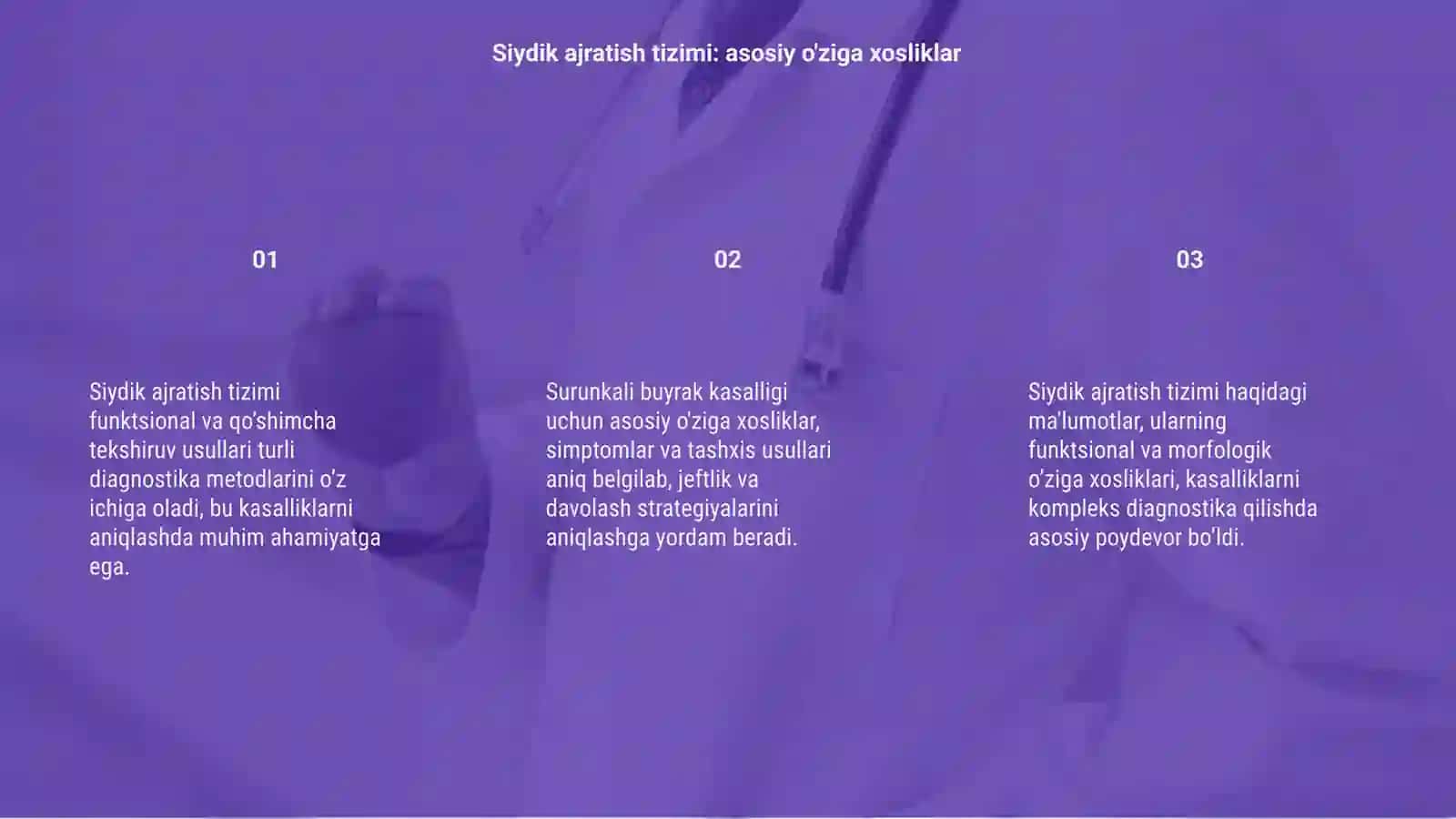 Siydik ajratish tizimi 3