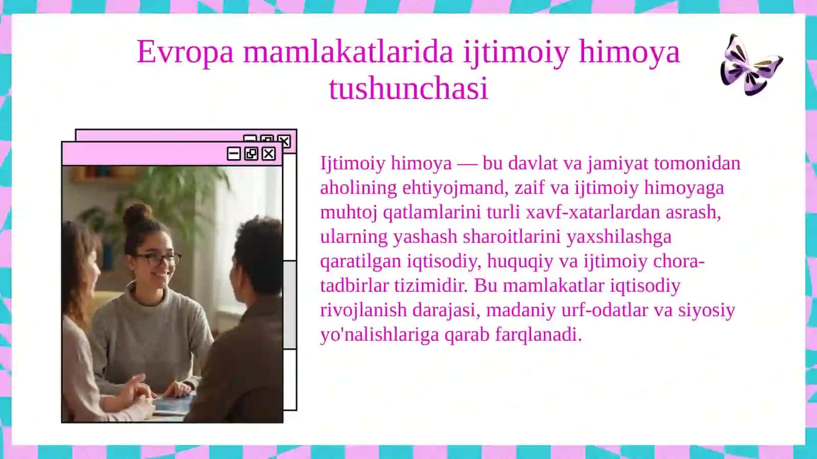 Yevropa mamlakatlarida aholining ijtimoiy himoyasi 3