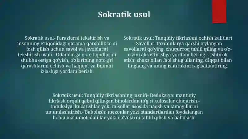 Keys Metodini Kelib Chiqishi Klassifikasiyasi 3