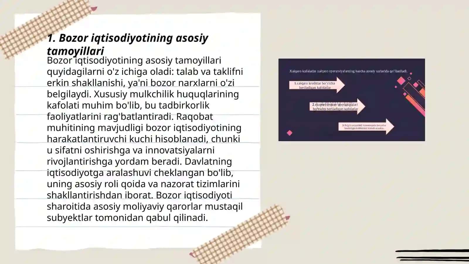 Bozor va tavakkalchilik 3