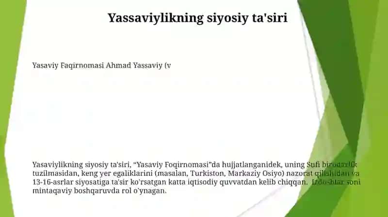 Yasaviy Faqirnomasi Ahmad Yassaviy 3