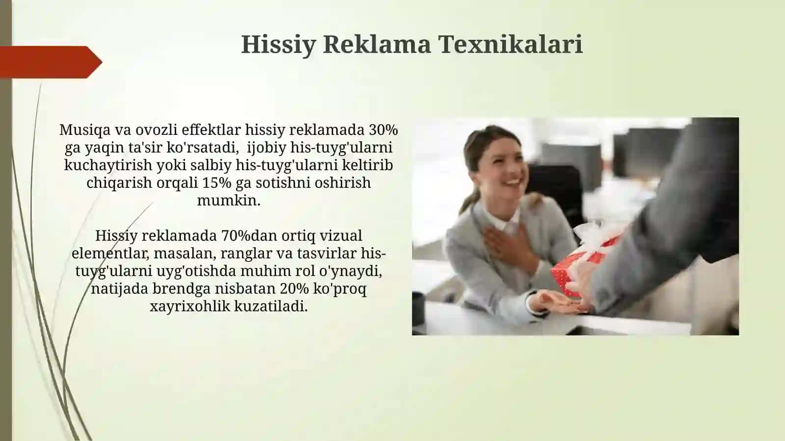 Hissiy Reklama Texnikalari 3
