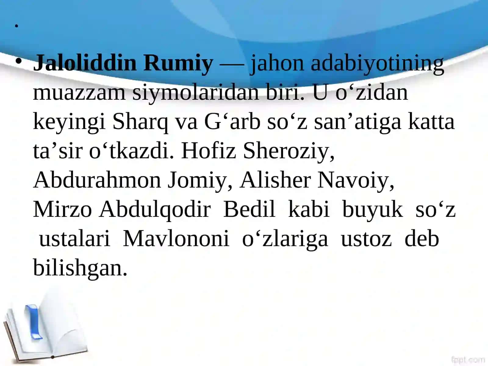 O‘RTA ASRLAR ADABIYOTI: SHARQ VA G‘ARB ADABIYOTI 3