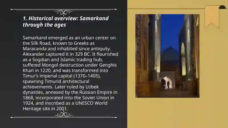 Samarkand — the mirror of history 3