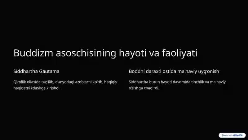 Buddizm dini tarixi va asosiy g‘oyalari 3