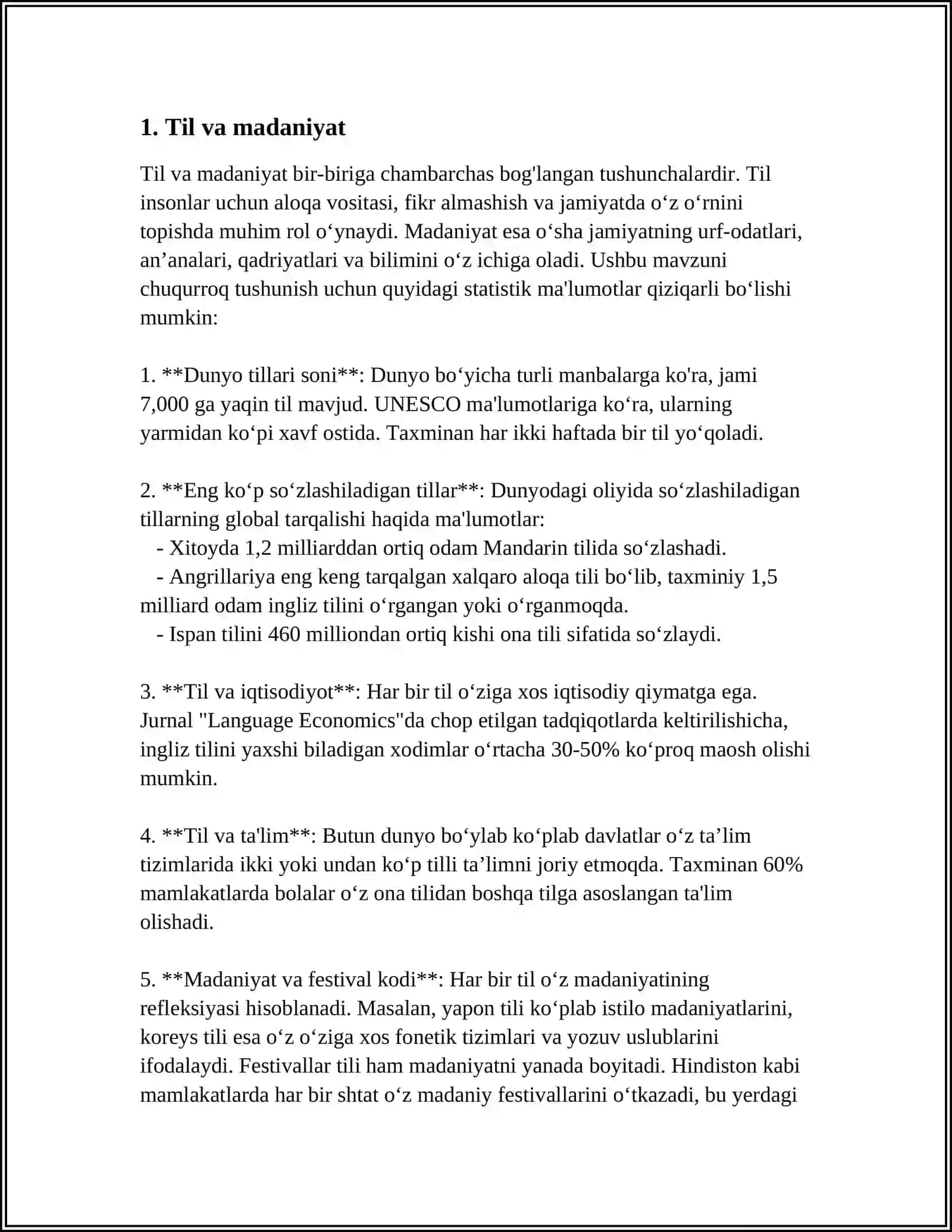 TILSHUNOSLIKNING BOSHQA FANLAR BILAN ALOQASI 3