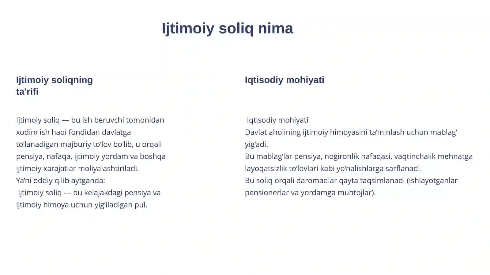 Ijtimoiy soliqning iqtisodiy mohiyati 3