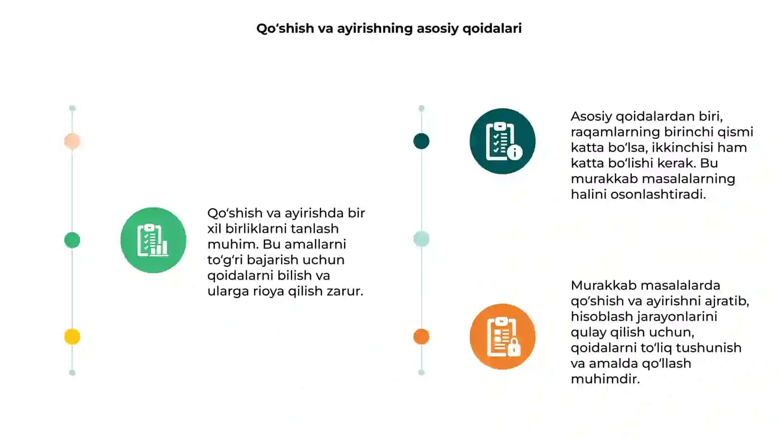 Qoʻshish va ayirishga doir murakkab masalalar 3