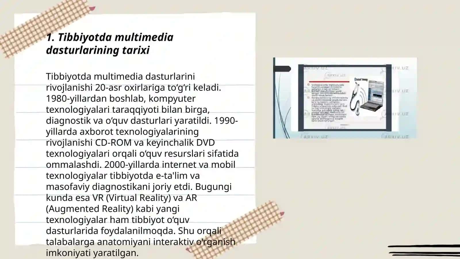 Tibbiyotda multimedia dasturlari 3