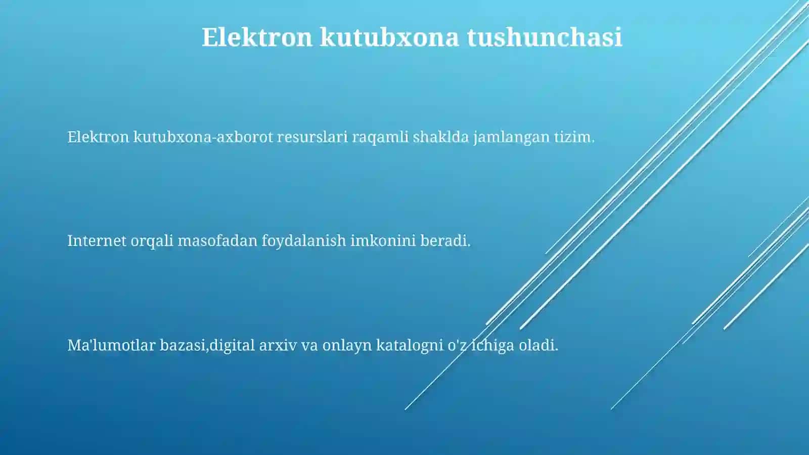 Elektron kutubxona tushunchasi 3