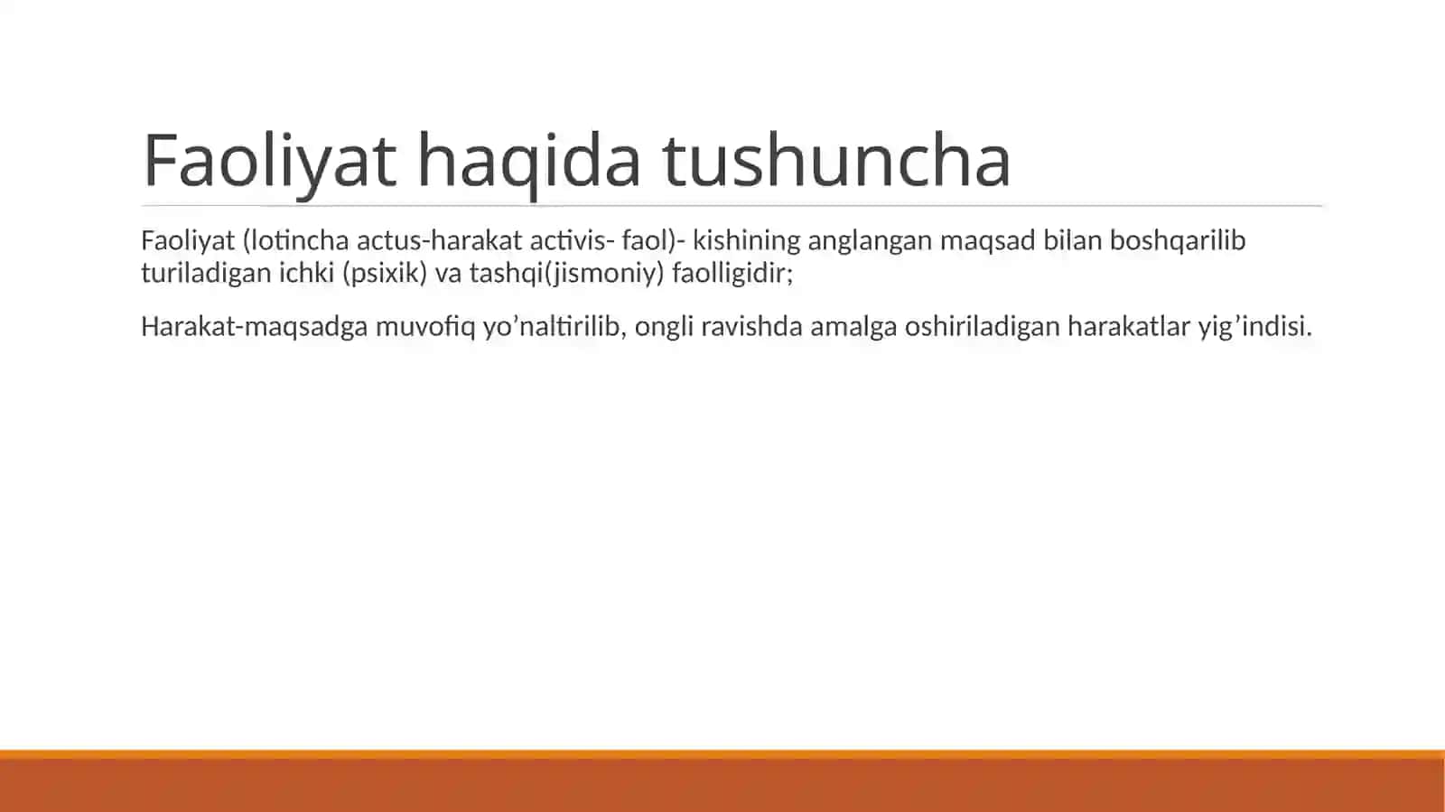 Faoliyat va motivatsiya 3
