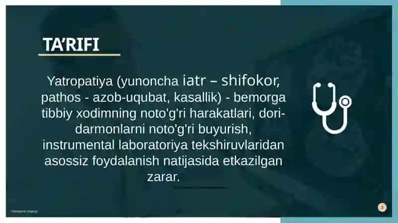 Yatropatiyatushunchasi 3