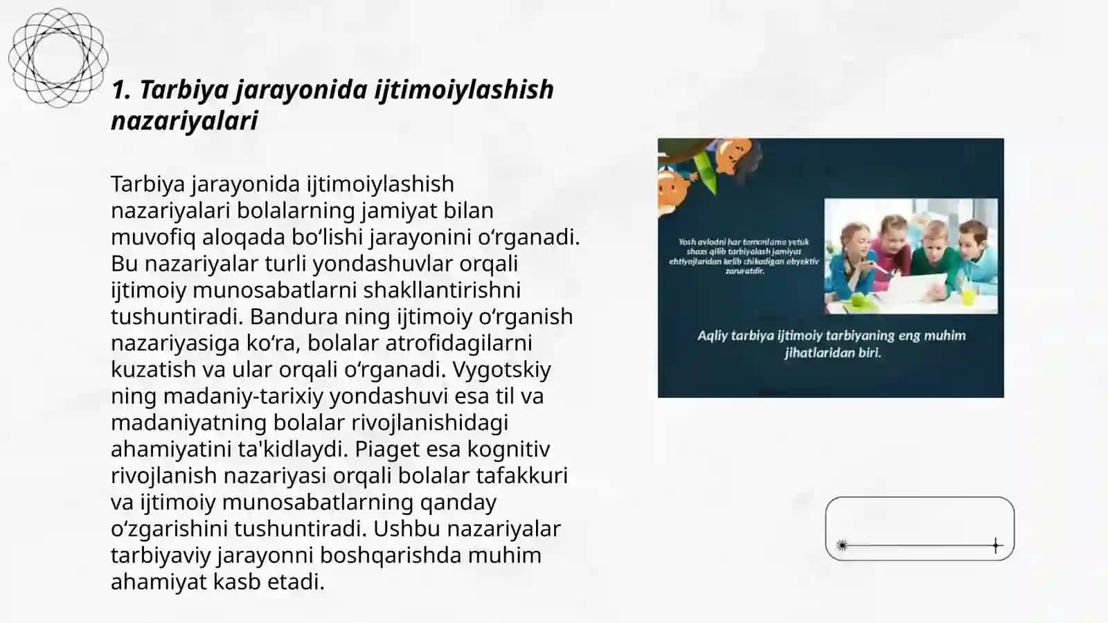 Tarbiya ijtimoiylashish omili 3
