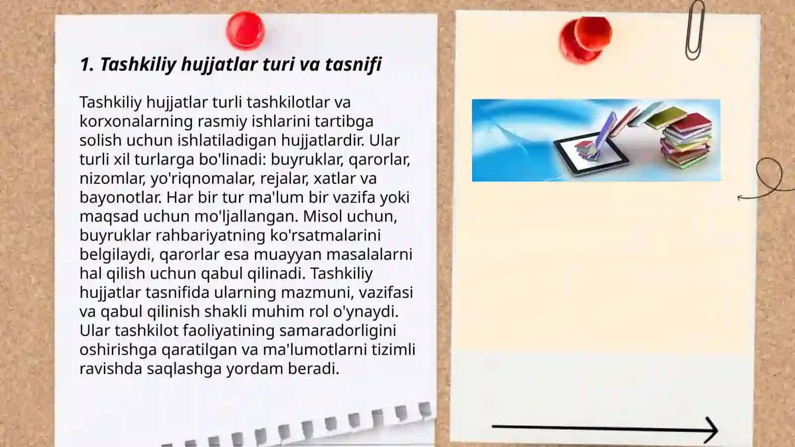 Tashkiliy hujatlar 3