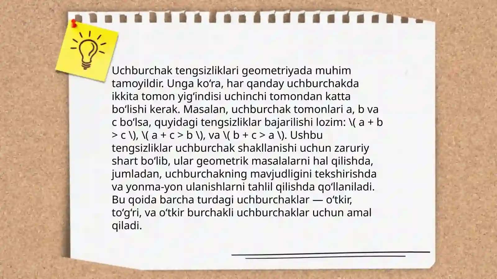 Geometrik tengsizliklar 3