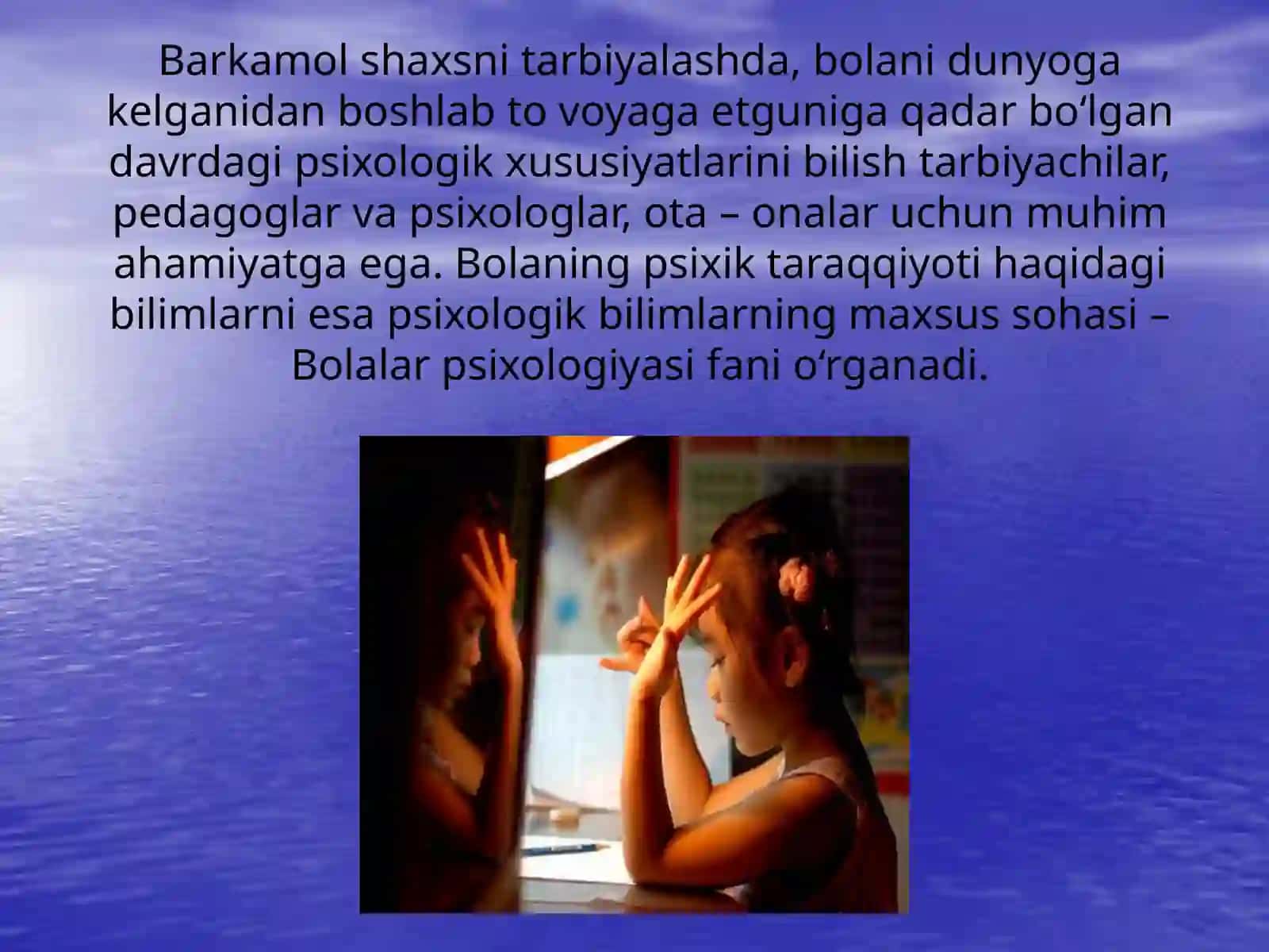 Bolalar psixologiyasiga kirish 3